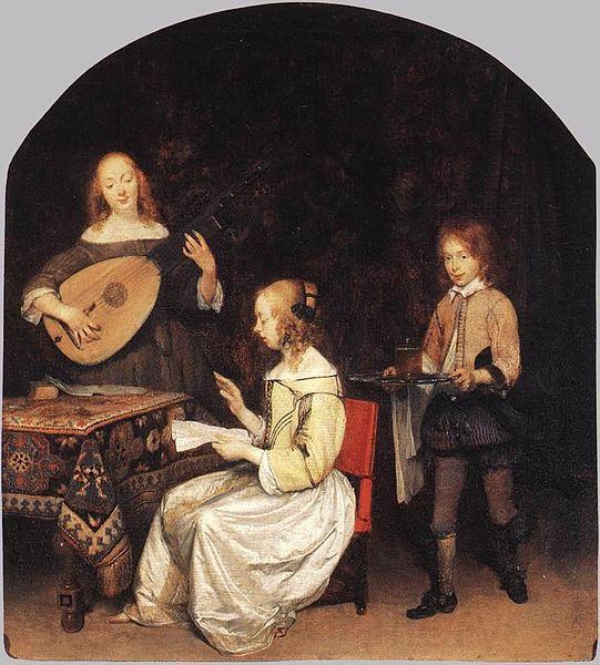 Gerard ter Borch the Younger The Concert Spain oil painting art